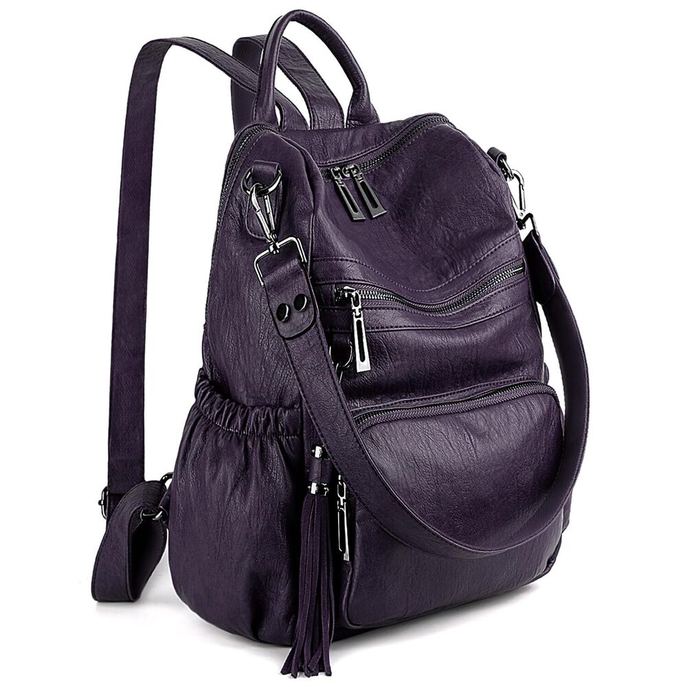 4115 Backpack Purse Leather Vegan Fashion Designer Rucksack Convertible